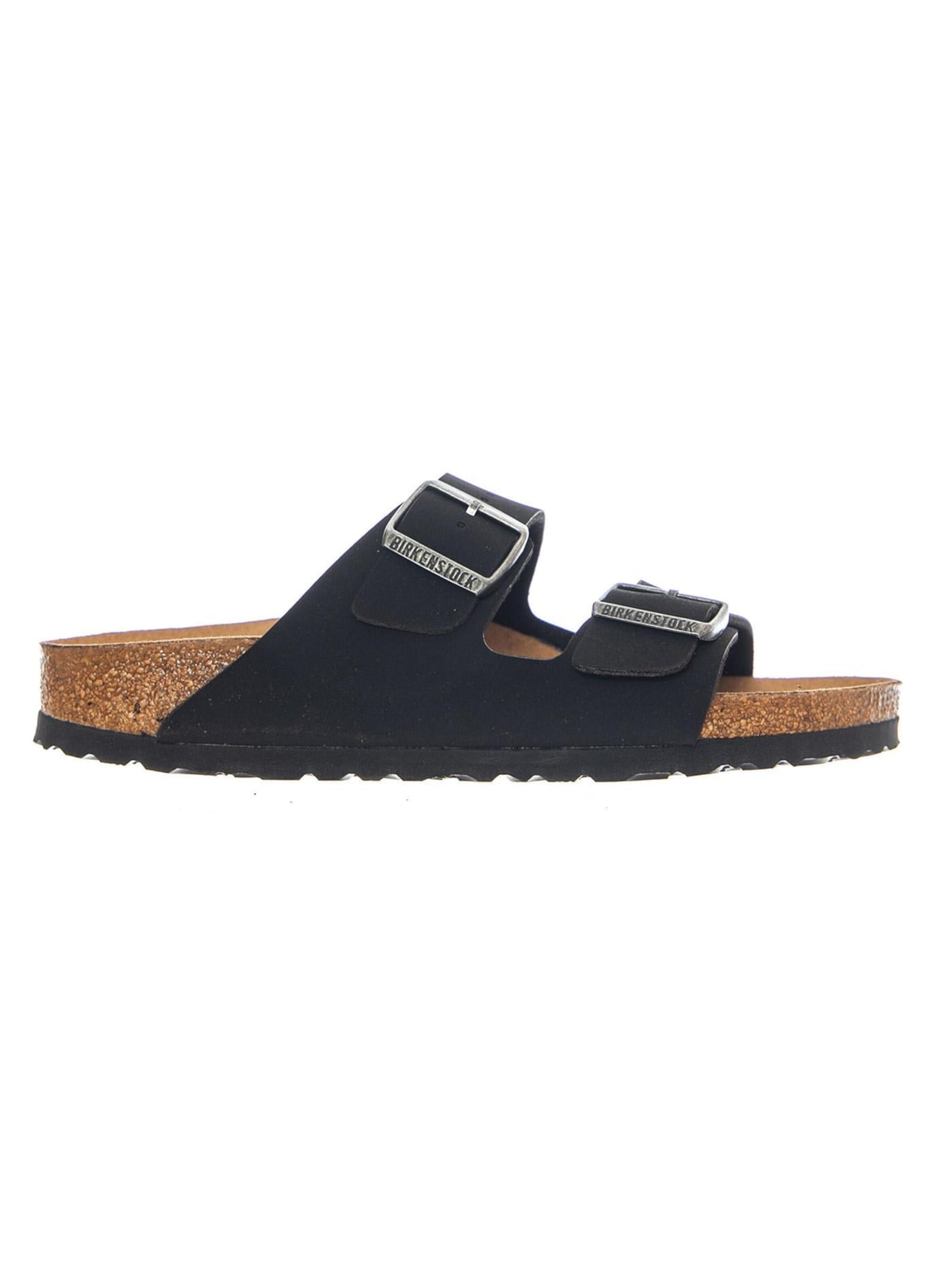 Sandalo 'Arizona Vegan Birkibuc Narrow Fit Earthy Black' di BIRKENSTOCK in nero