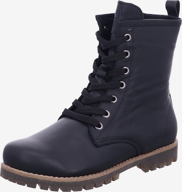 ANDREA CONTI Veterlaarzen 'Schnürstiefelette Damen 0342847 002 Echtleder in schwarz' in Zwart: voorkant