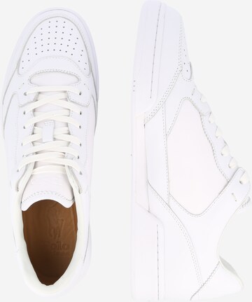 Polo Ralph Lauren Низкие кроссовки 'POLO CRT LUX-SNEAKERS-LOW TOP LACE' в Белый