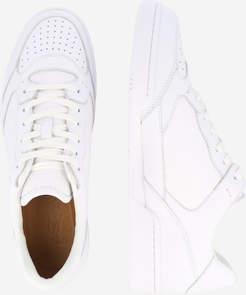 Polo Ralph Lauren Sneaker 'POLO CRT LUX-SNEAKERS-LOW TOP LACE' in Weiß