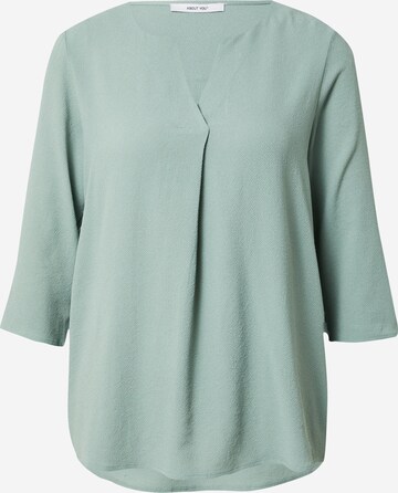 ABOUT YOU Blouse 'Emmi' in Groen: voorkant