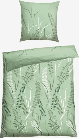 SCHIESSER Duvet Cover 'Annic' in Green