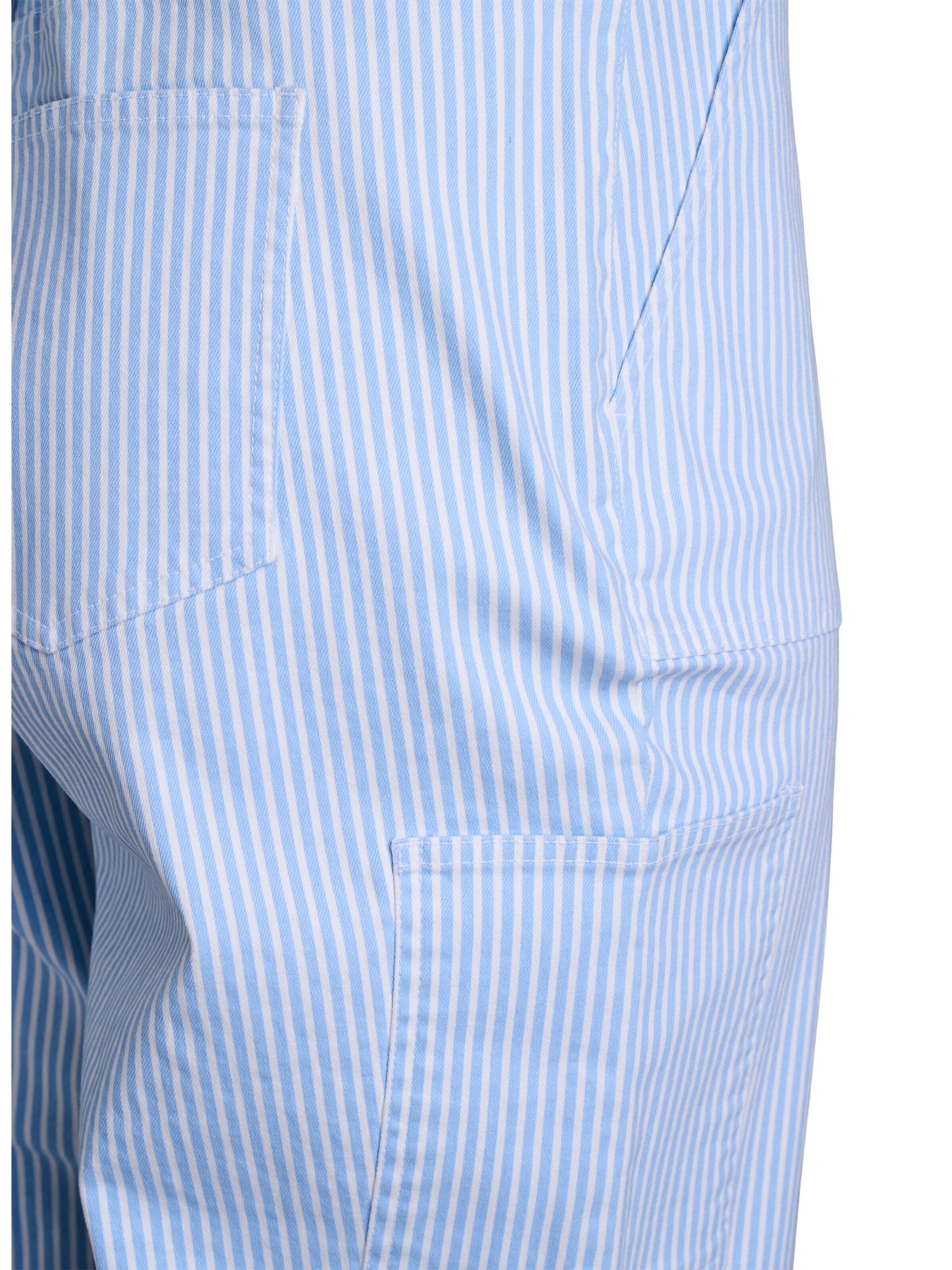 Zizzi Wide leg Cargo jeans in Blue