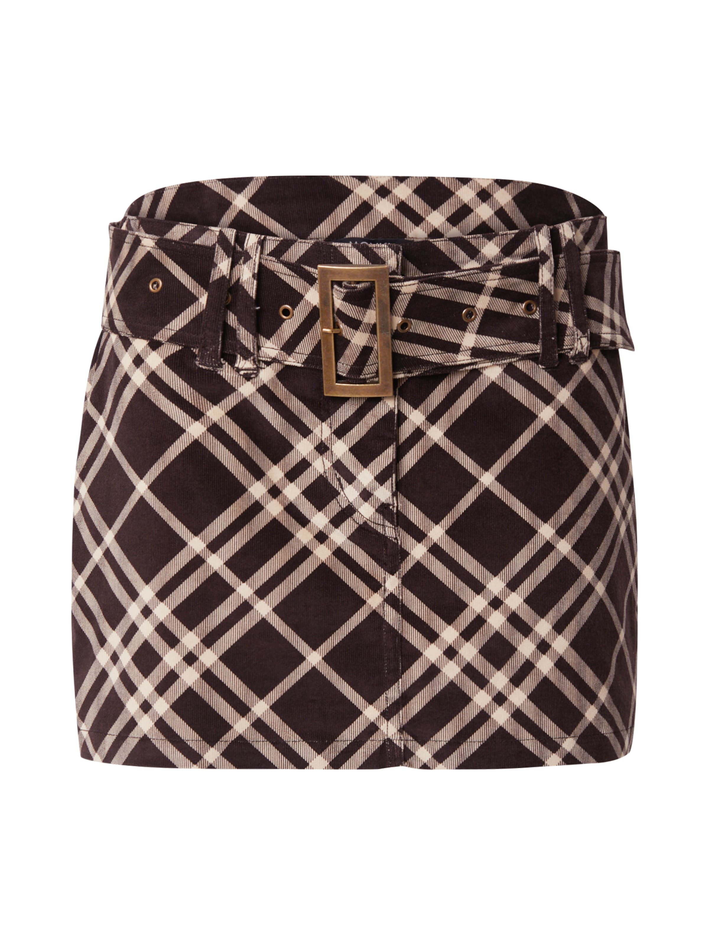 Monki Sukně – hnědá: přední strana