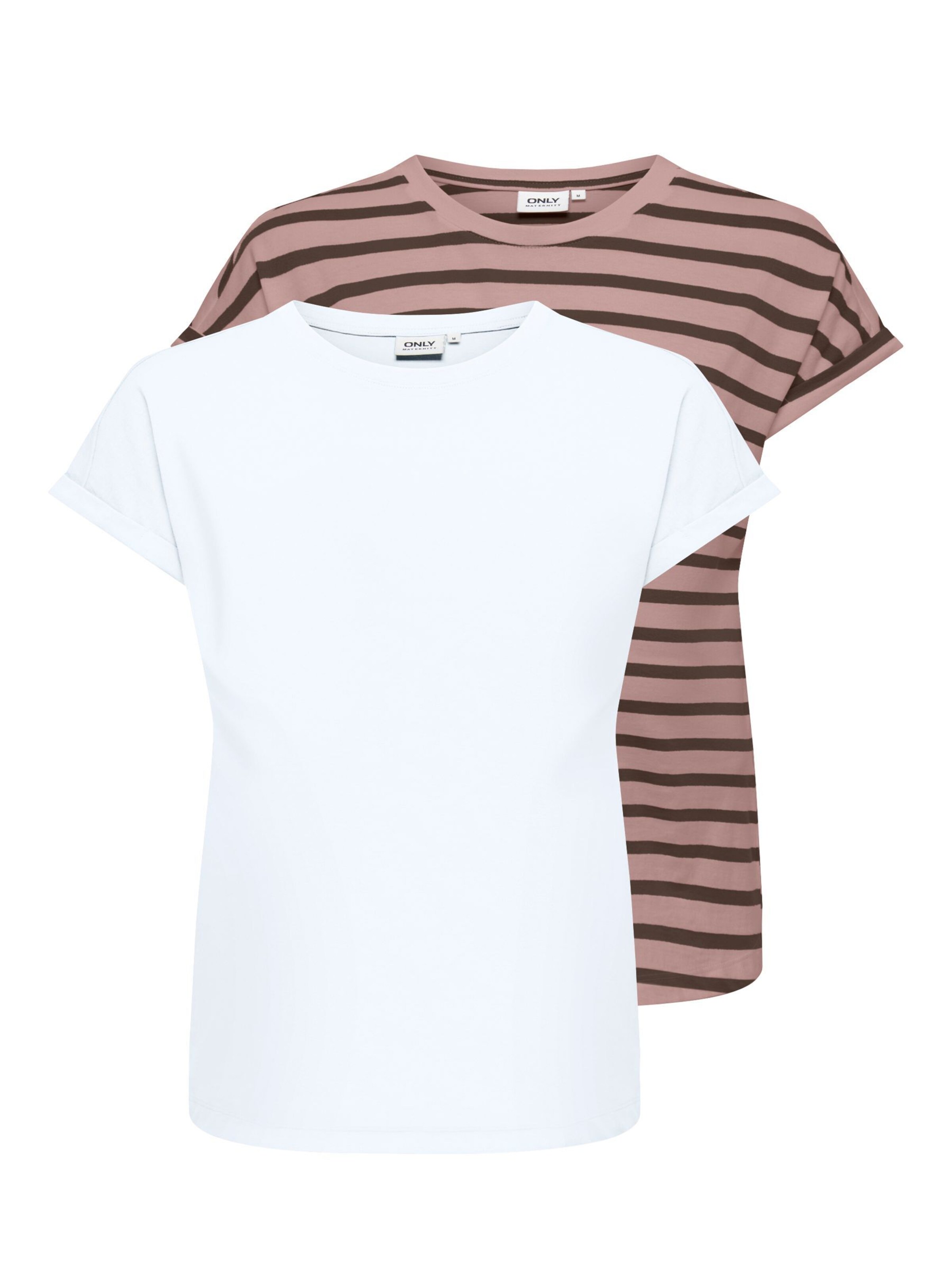 Maglietta 'ONLHappy' di Only Tall in rosa: frontale