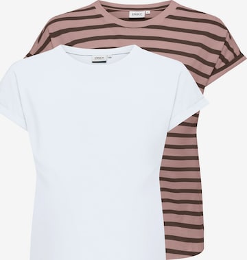 Maglietta 'ONLHappy' di Only Tall in rosa: frontale