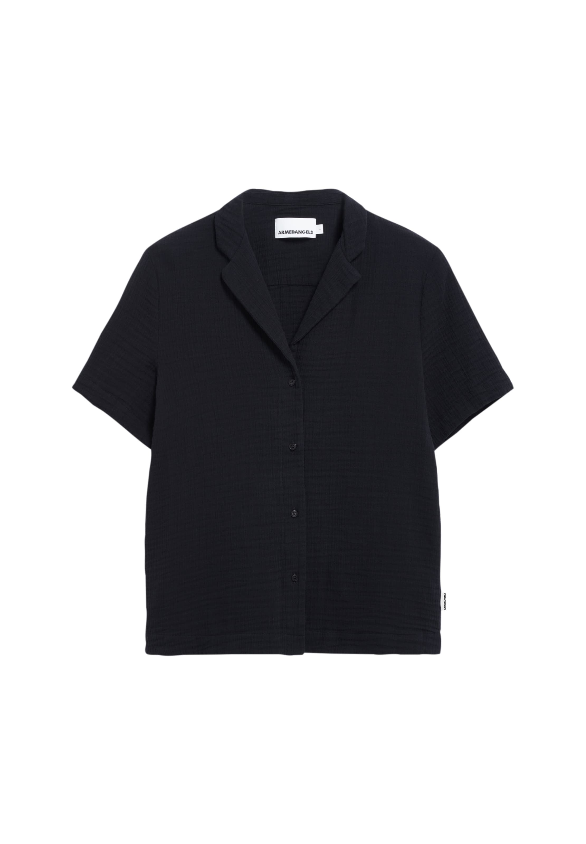 ARMEDANGELS Blouse in Zwart: voorkant