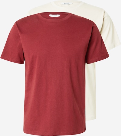 ABOUT YOU Majica 'Lio' u siva / bordo, Pregled proizvoda