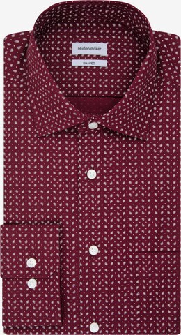 SEIDENSTICKER Slim fit Business Shirt in Red