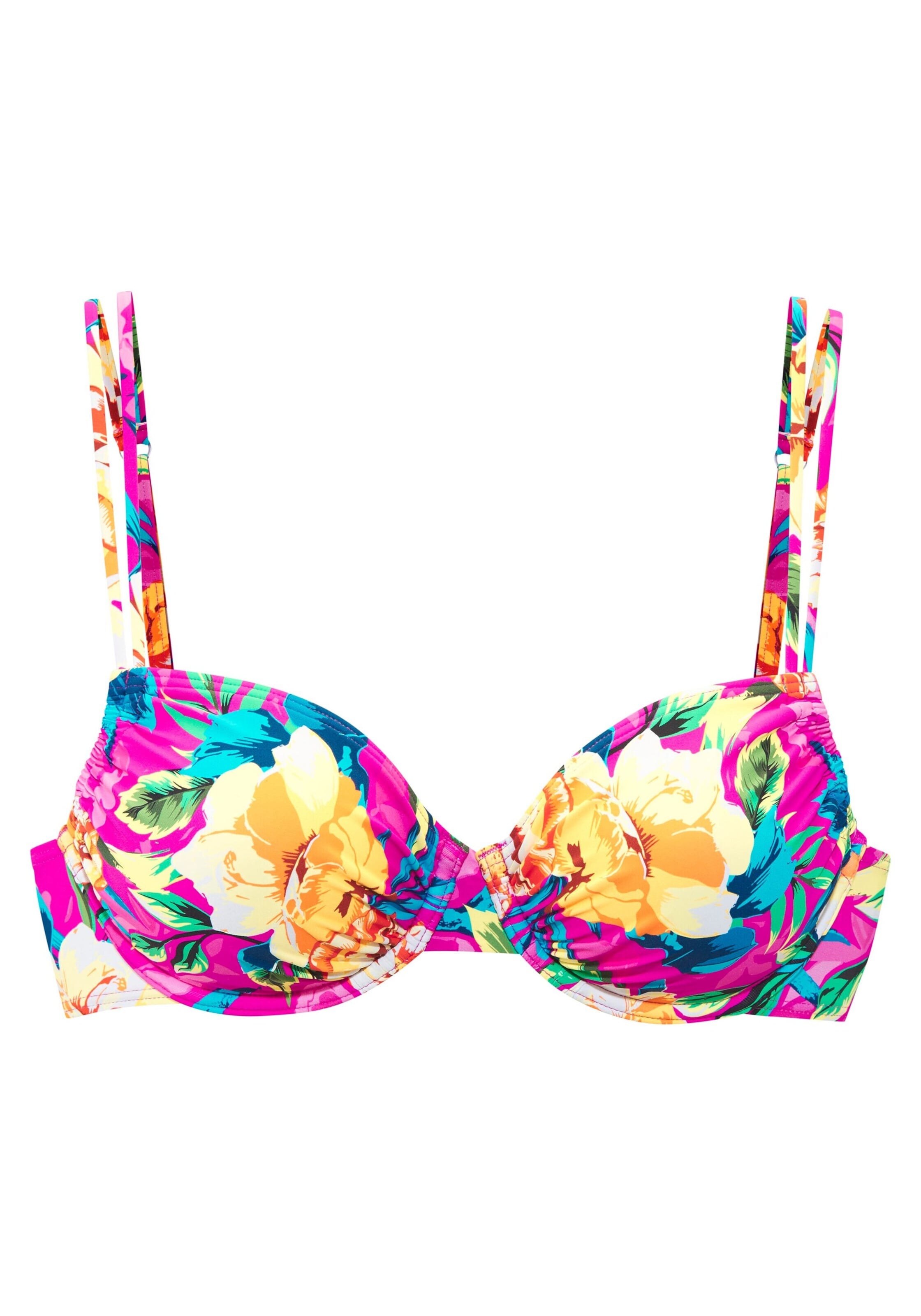 LASCANA - Clásico Top de bikini en rojo: frente