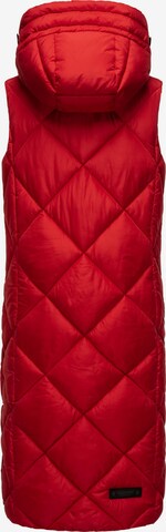 NAVAHOO Bodywarmer 'Schnuckel' in Rood