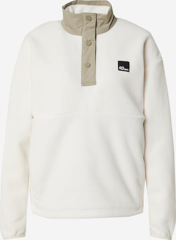 JACK WOLFSKIN Športová mikina 'Sumetro' - Béžová: predná strana