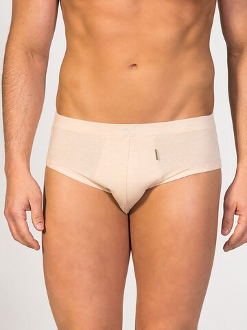 zd ZERO DEFECTS Slip 'Mini Brief' in Beige: Vorderseite