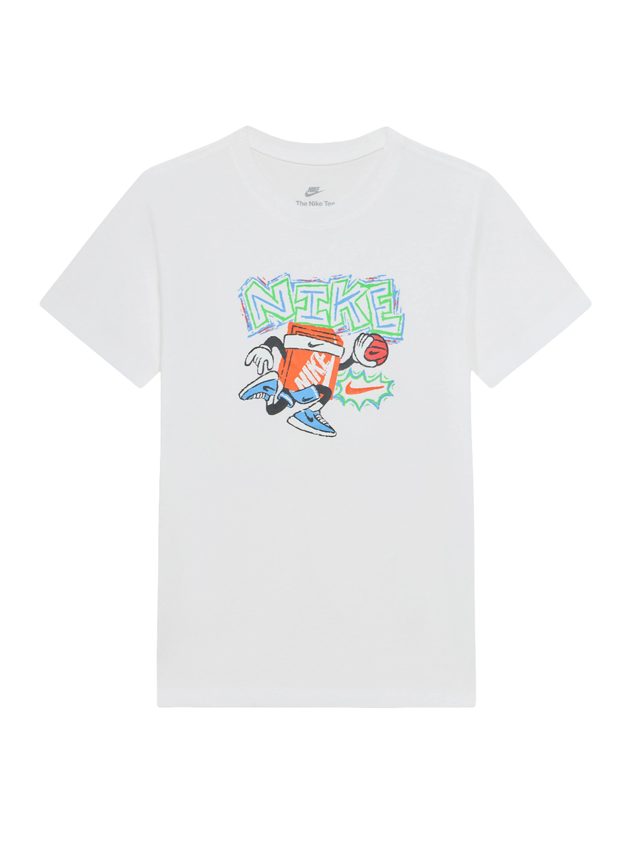 Nike Sportswear Тениска в бяло: отпред