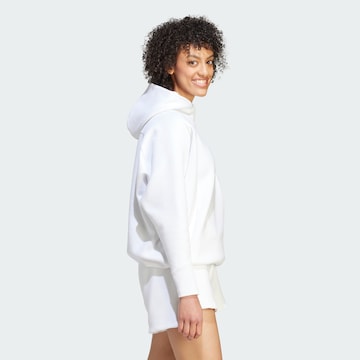 ADIDAS SPORTSWEAR Αθλητική μπλούζα φούτερ 'Z.N.E. Overhead' σε λευκό