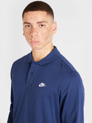 T-Shirt 'CLUB' Nike Sportswear en bleu