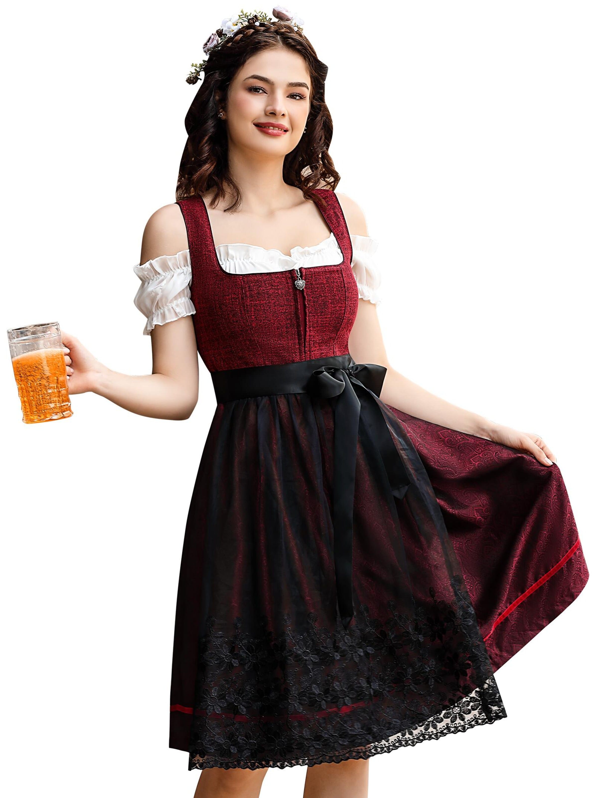 Yesfashion Dirndl‌‌‌‌‌‌ in Rot
