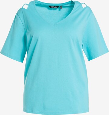 Ulla Popken Shirt in Blauw: voorkant