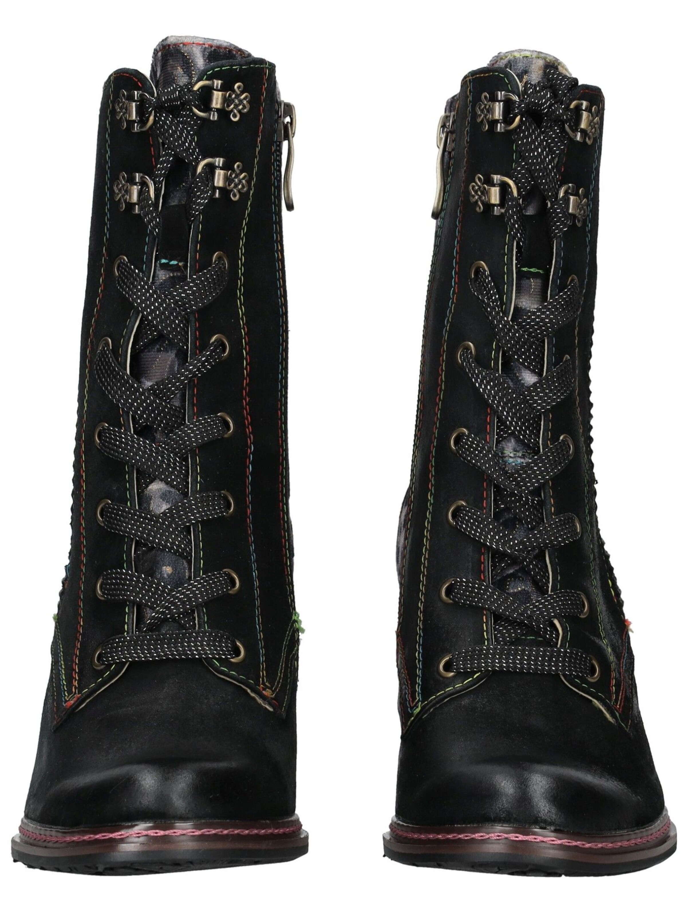 Bottines à lacets Laura Vita en noir