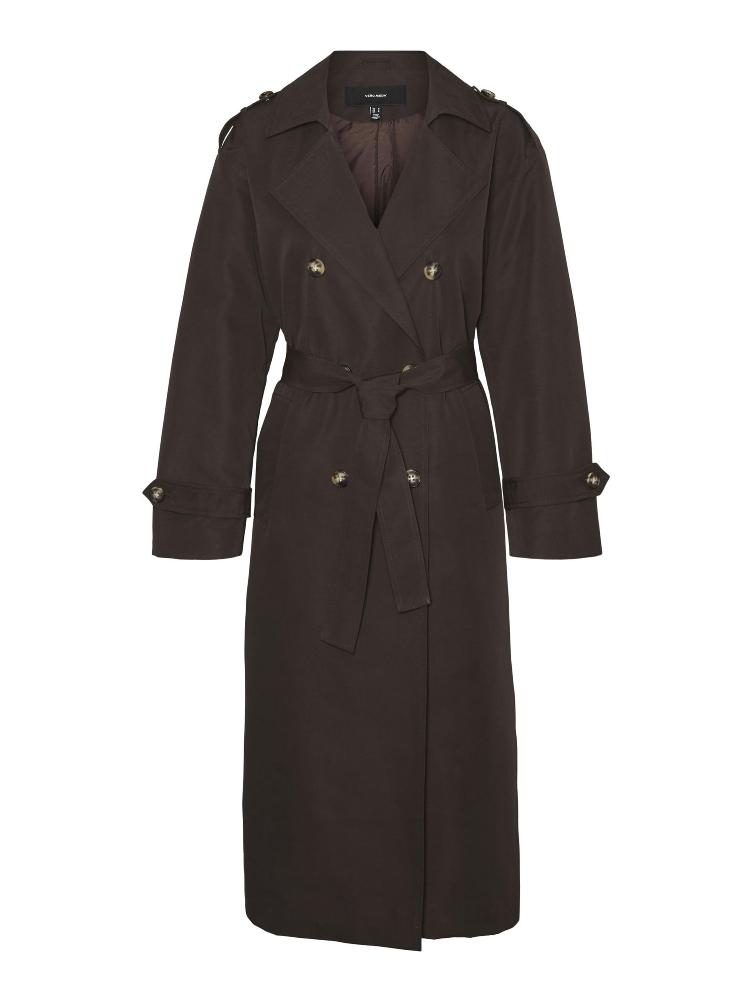 VERO MODA Tussenmantel 'CHLOE ' in Bruin: voorkant