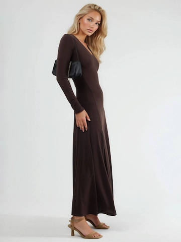 Qu Style Dress in Brown