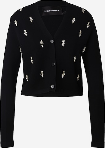 Karl LagerfeldKardigan - crna boja: prednji dio