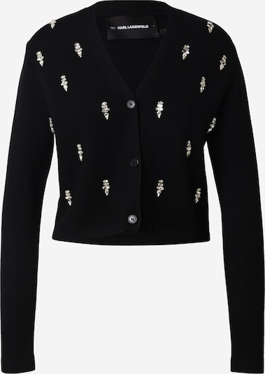 Karl Lagerfeld Kardigan u crna / prozirna, Pregled proizvoda