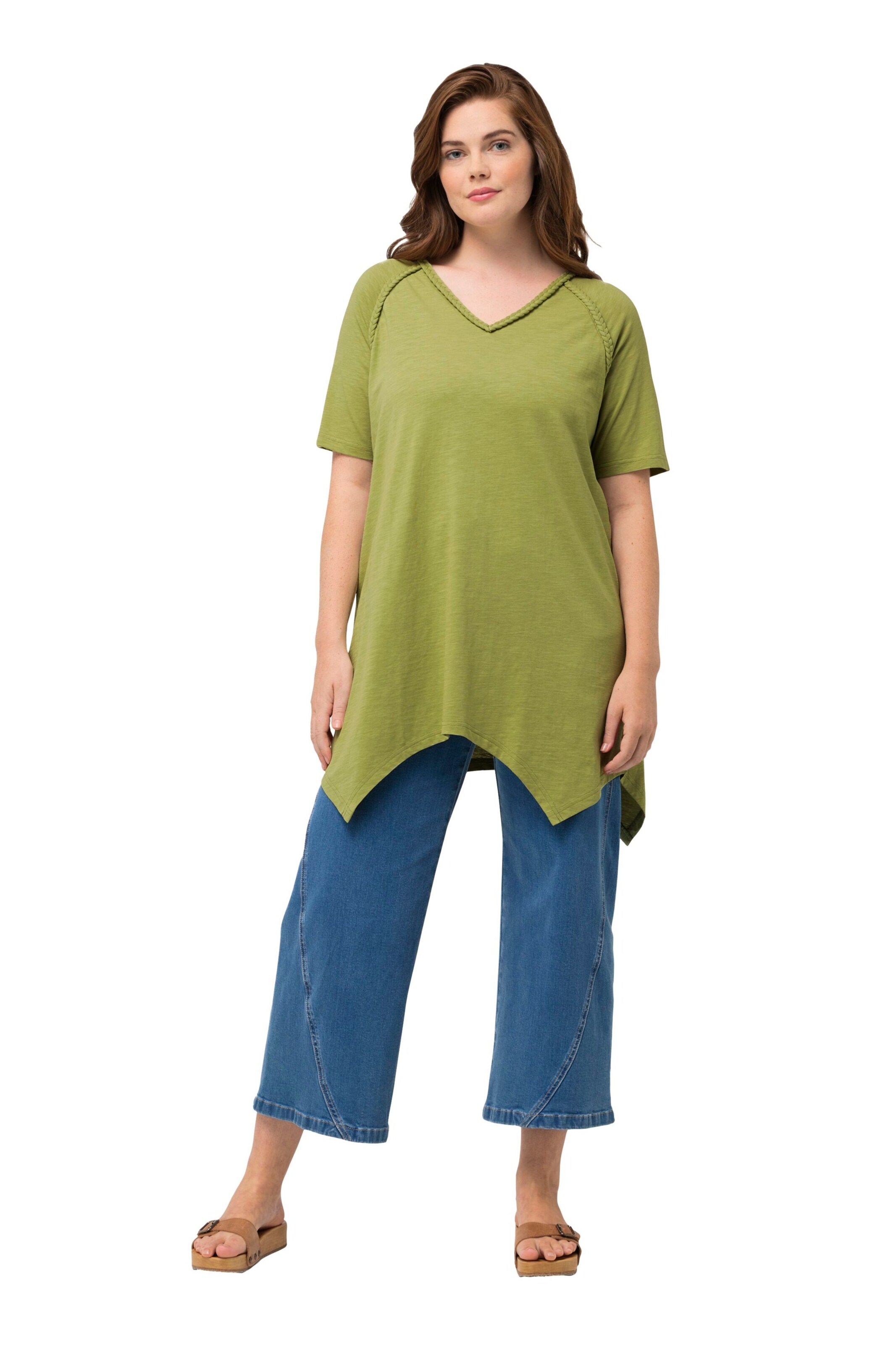 T-shirt Ulla Popken en vert