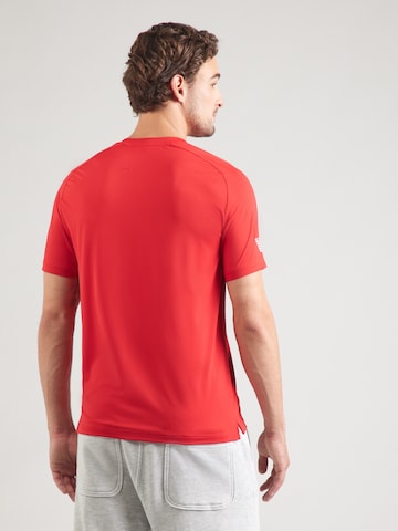 EA7 Emporio Armani Functioneel shirt in Rood
