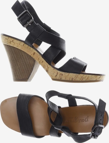 Paul Green Sandalen 35,5 in Schwarz: Vorderseite