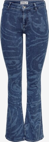 ONLY Flared Jeans in Blauw: voorkant