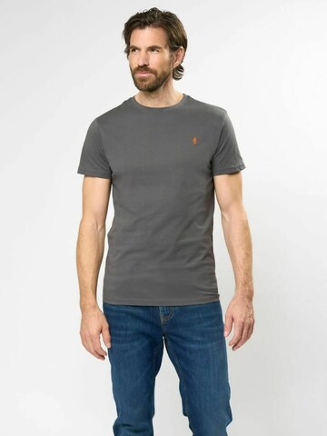 Coupe regular T-Shirt 'Texas' MCS en gris : devant