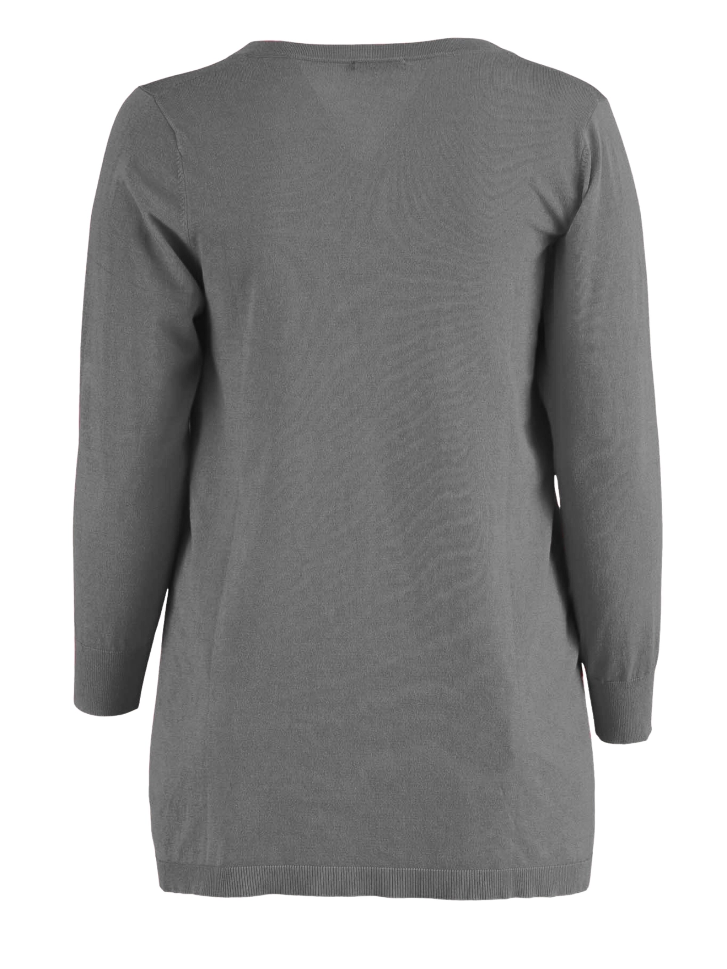 SANDGAARD Knit Cardigan 'Helsinki' in Grey