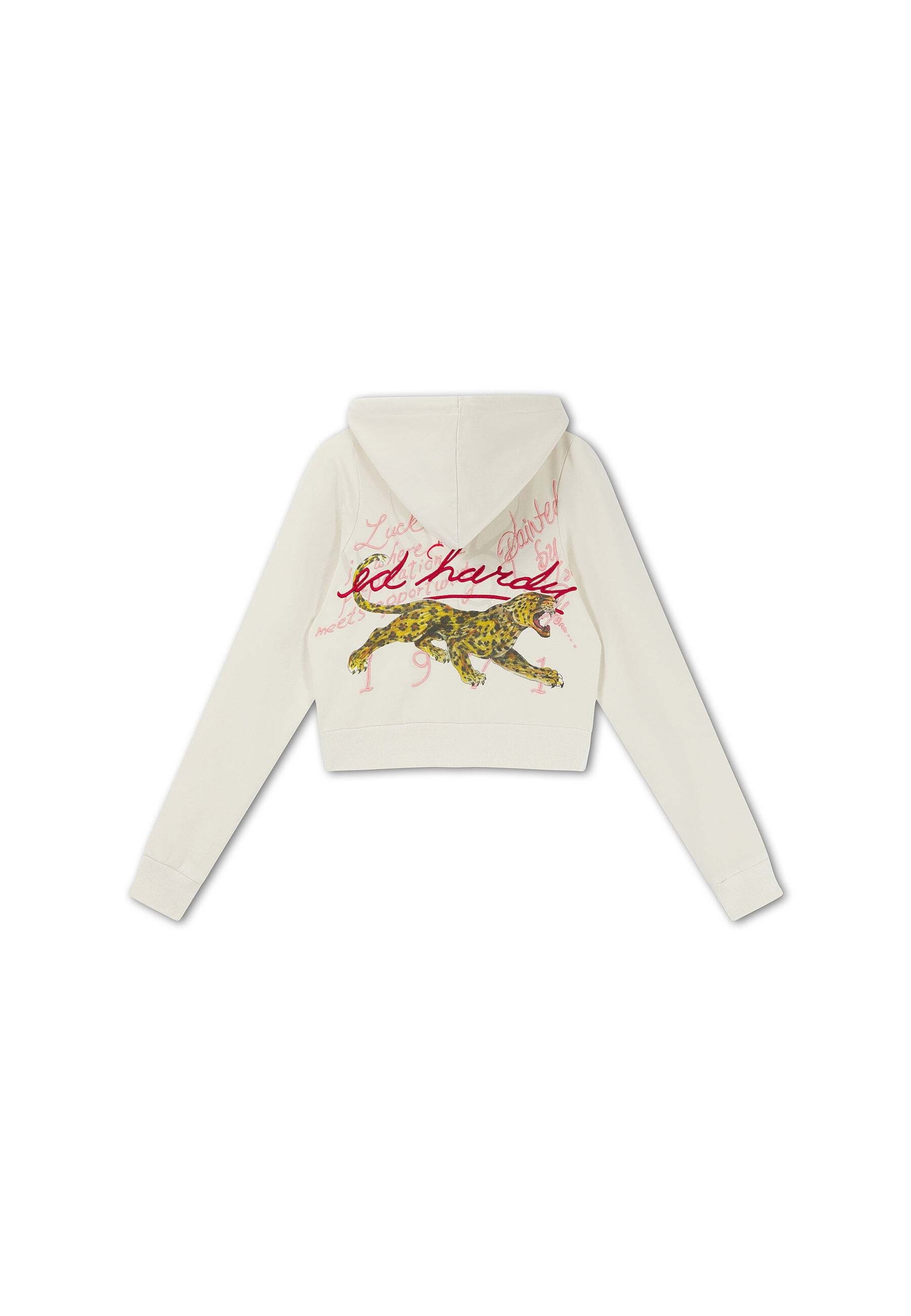 Ed Hardy Ζακέτα φούτερ σε μπεζ