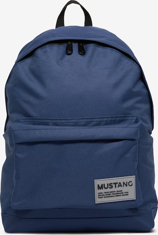 MUSTANG Backpack in Blue: front