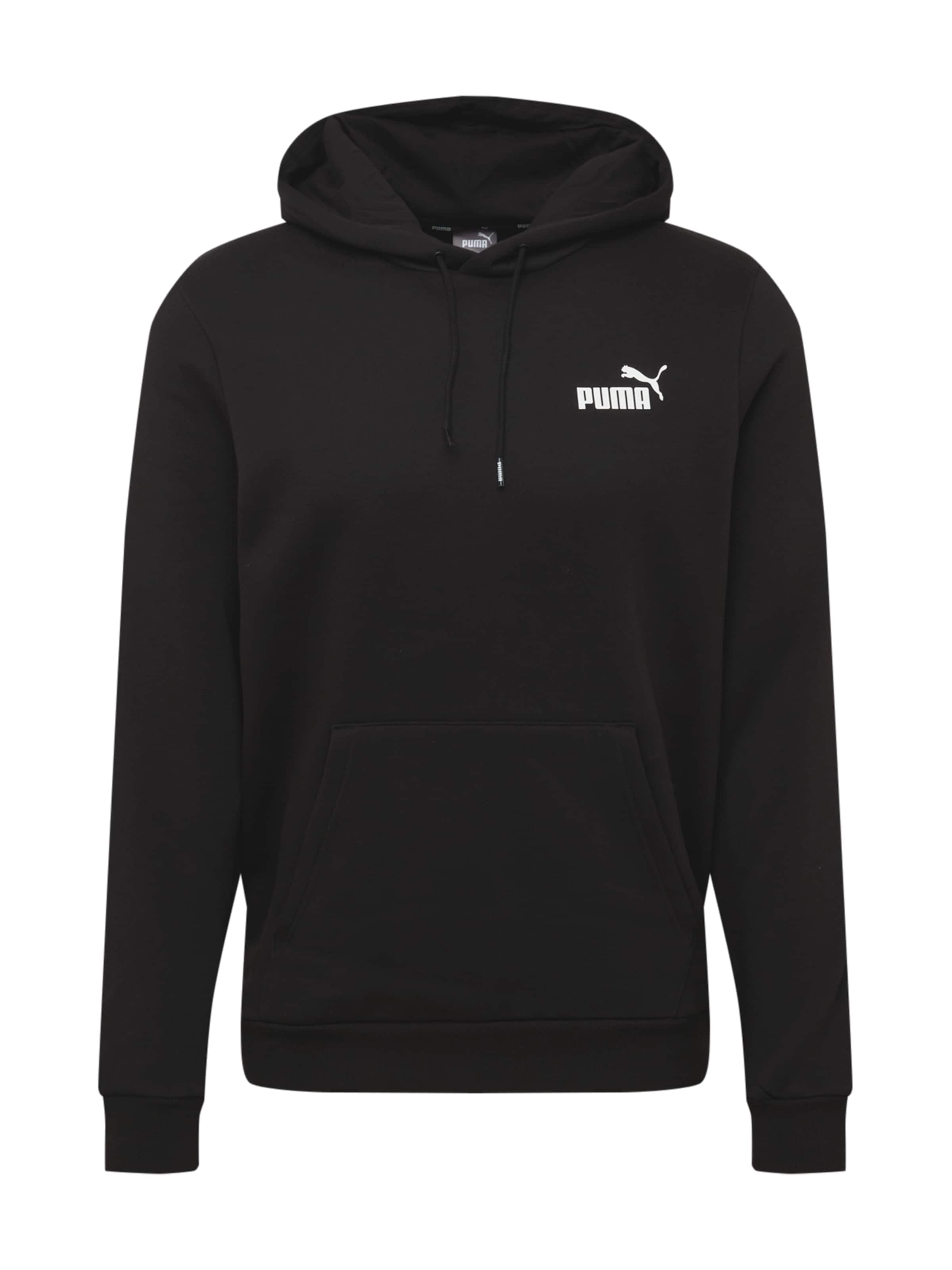 PUMA Athletic Sweatshirt 'Essentials' in Black: front