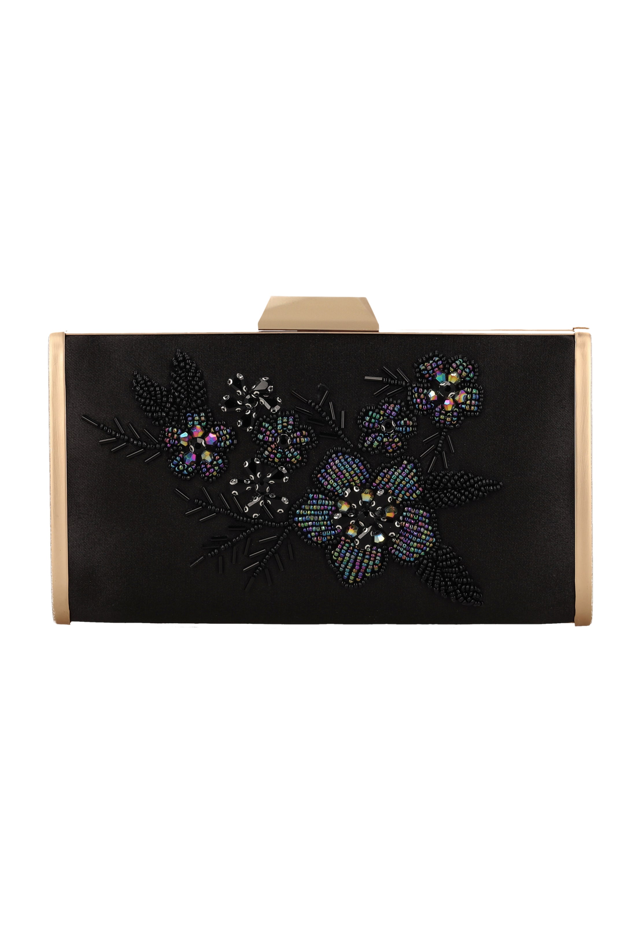 usha BLACK LABEL - Bolso de noche en negro: frente