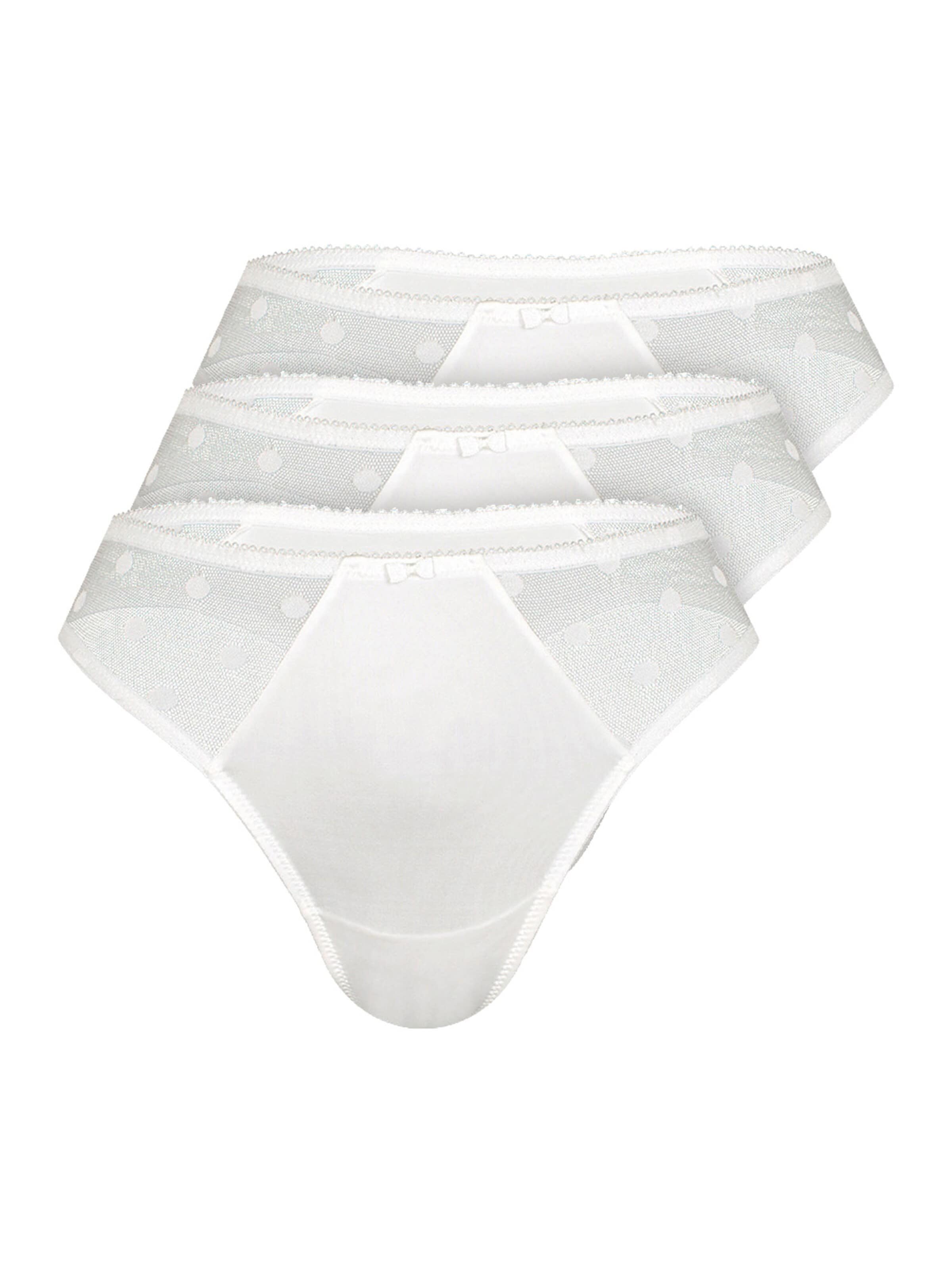 sassa Thong in Beige: front