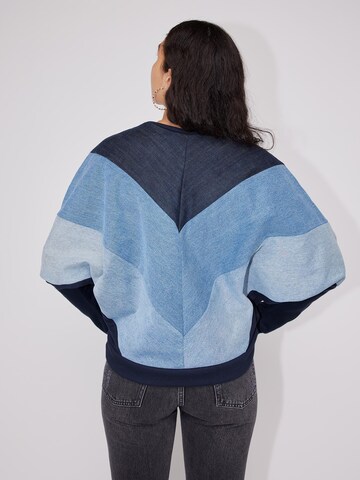 Bridge & Tunnel Sweatshirt 'Denim' in Blue