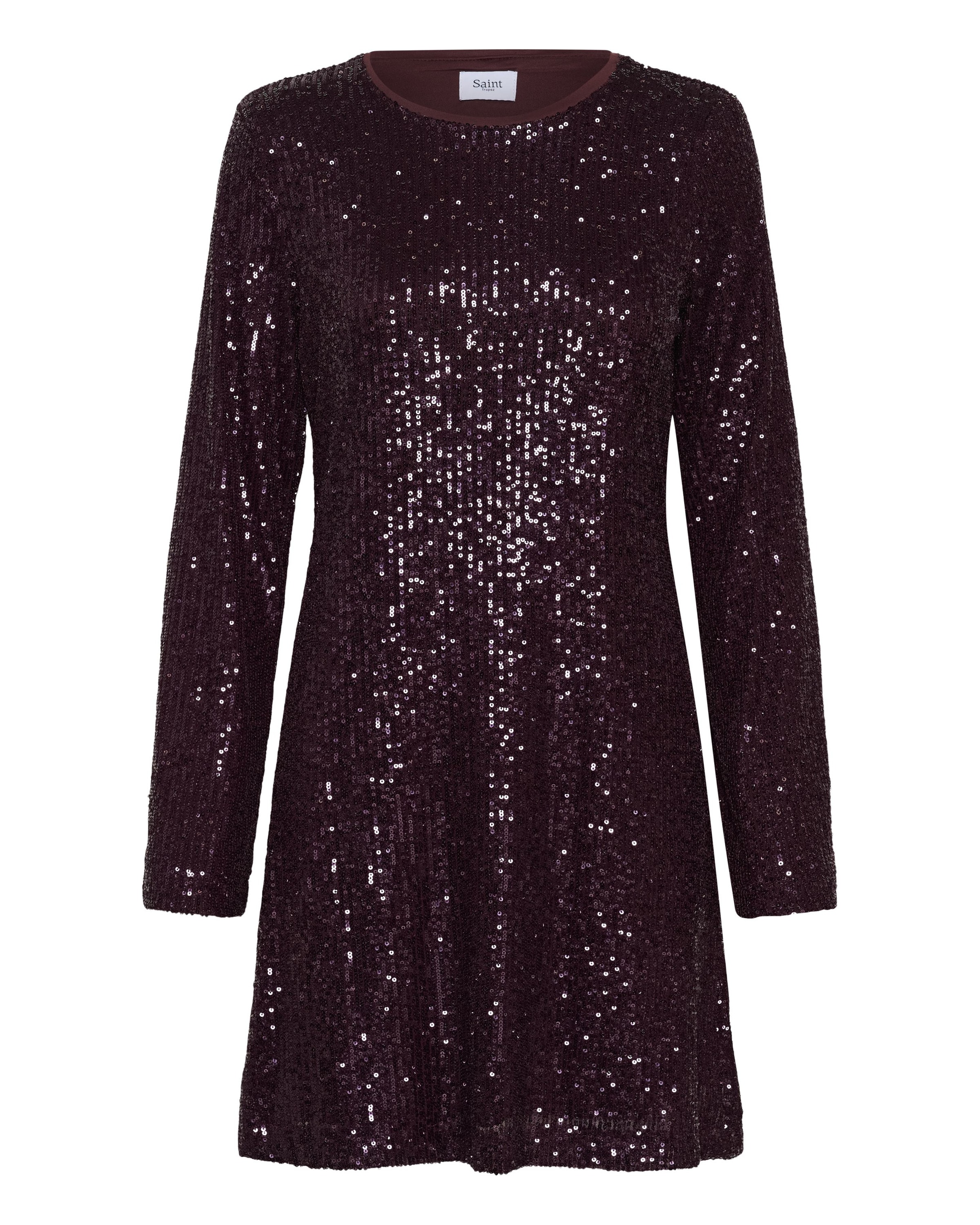 SAINT TROPEZ Kleid in Lila: Vorderseite