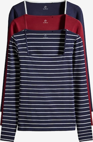 The Set Shirt in Mischfarben: Vorderseite