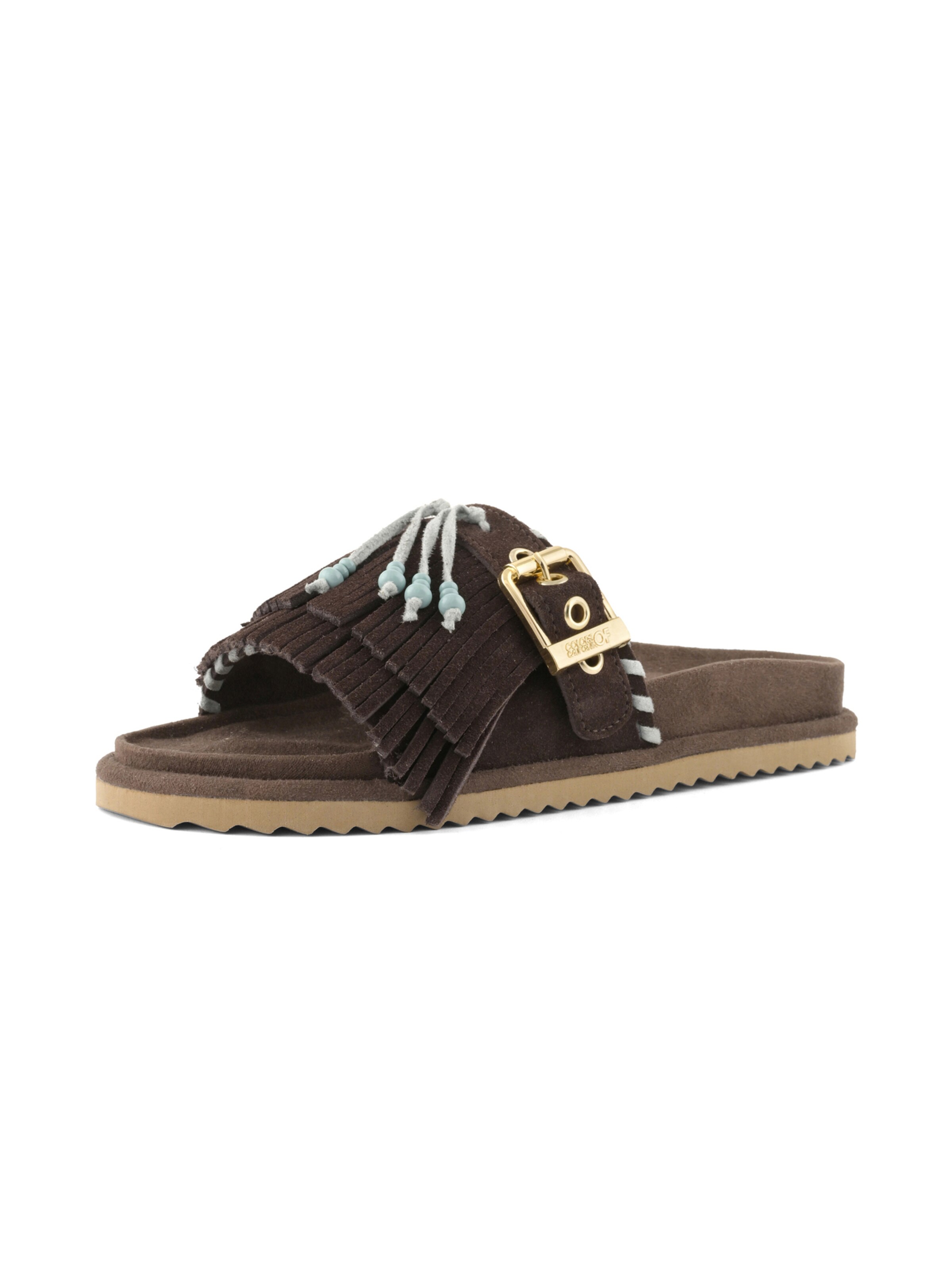 Zoccoletto di COLORS OF CALIFORNIA in marrone: frontale