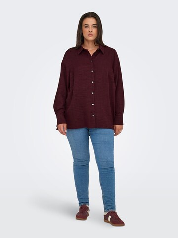 Chemisier 'CARBAY' ONLY Carmakoma en rouge