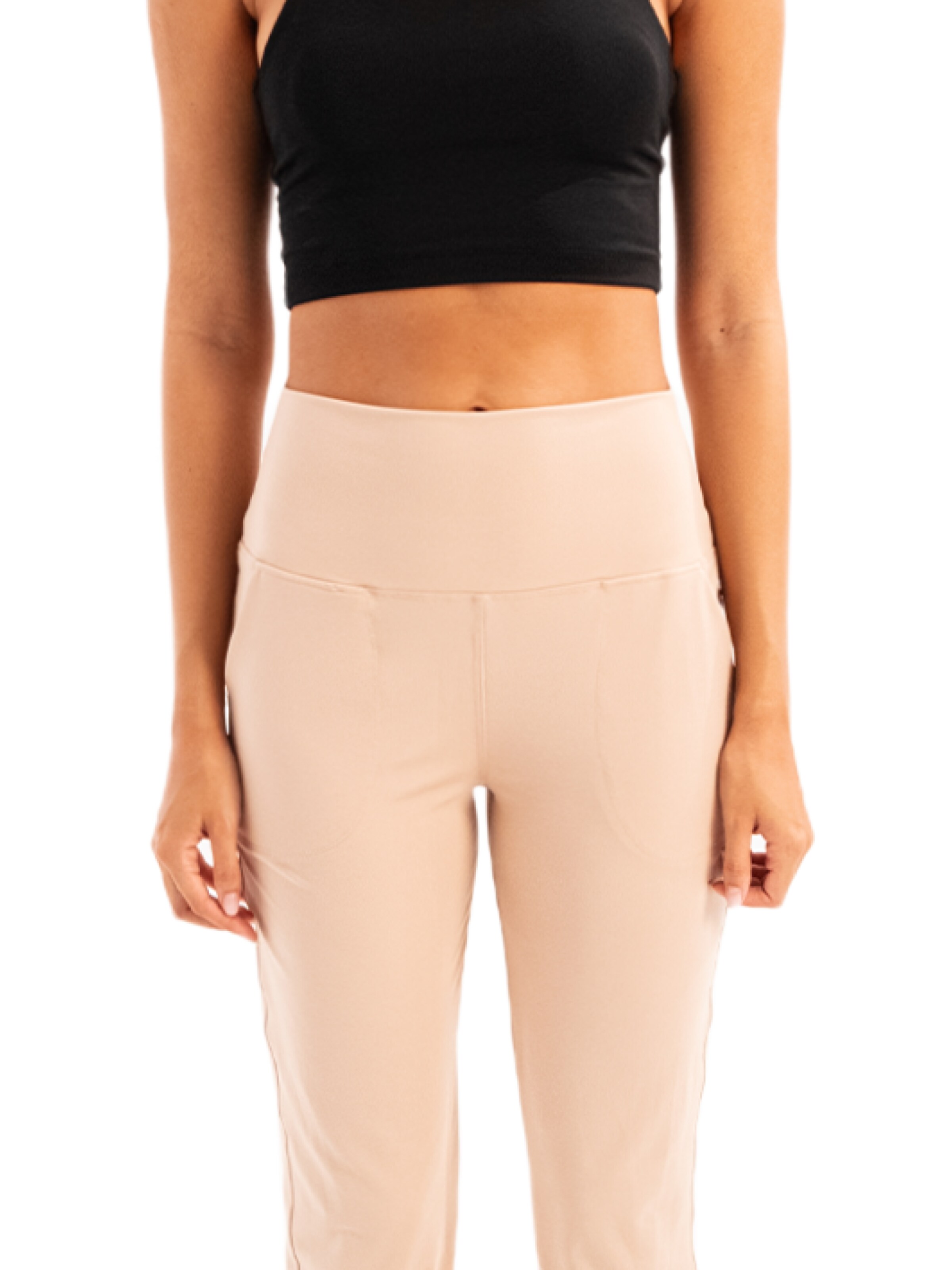 Justever Tapered Hose in Beige