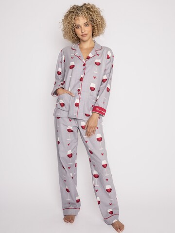 PJ Salvage Pyjama in Grau: predná strana