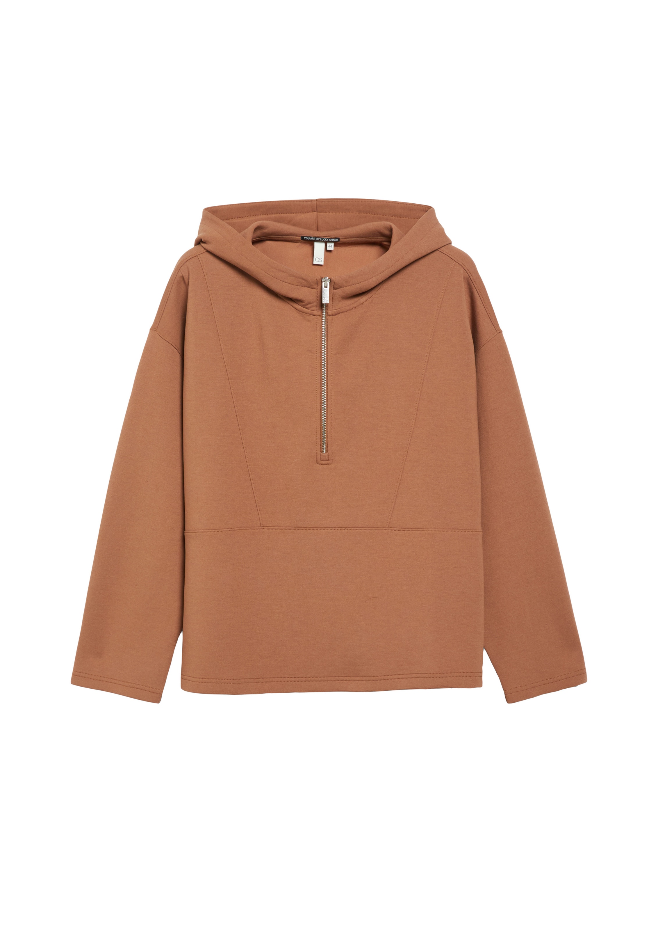QS Sweatshirt in Brown: front