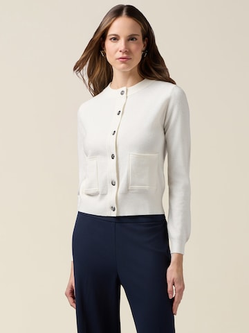 oltre Knit cardigan in White: front