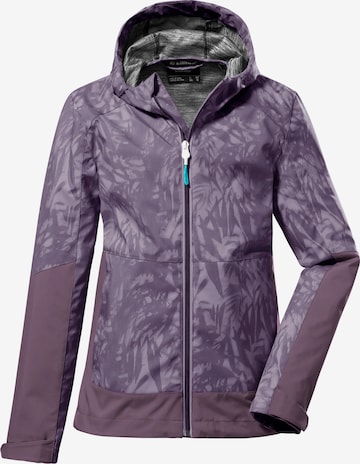 KILLTEC Outdoor jacket 'KOS' in Purple: front