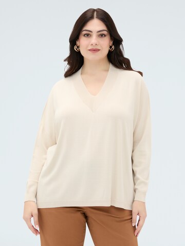 Pull-over Fiorella Rubino en beige