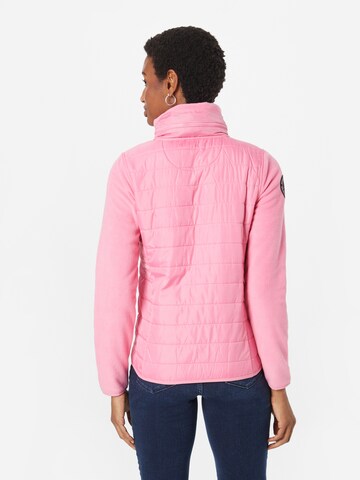 Soccx Fleece Jacket in Pink